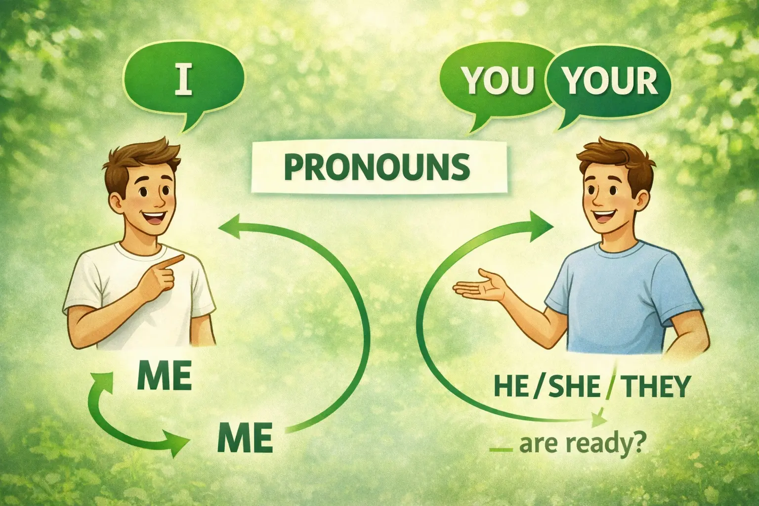 Pronoun Switch English exercise