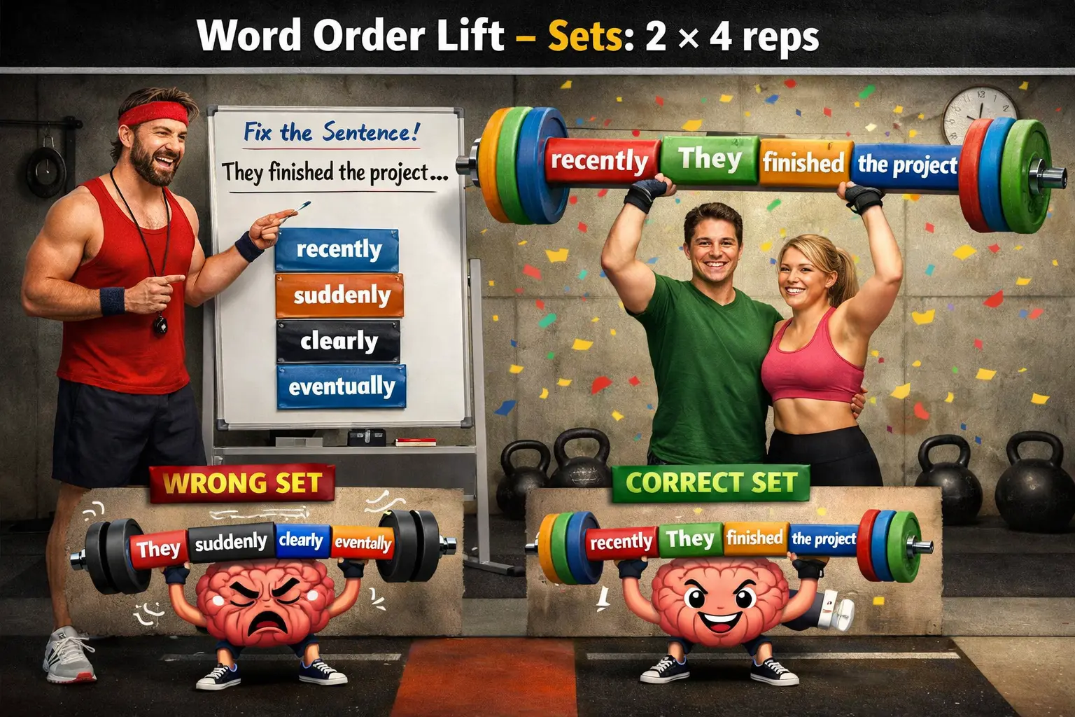 Word Order Lift English exercise