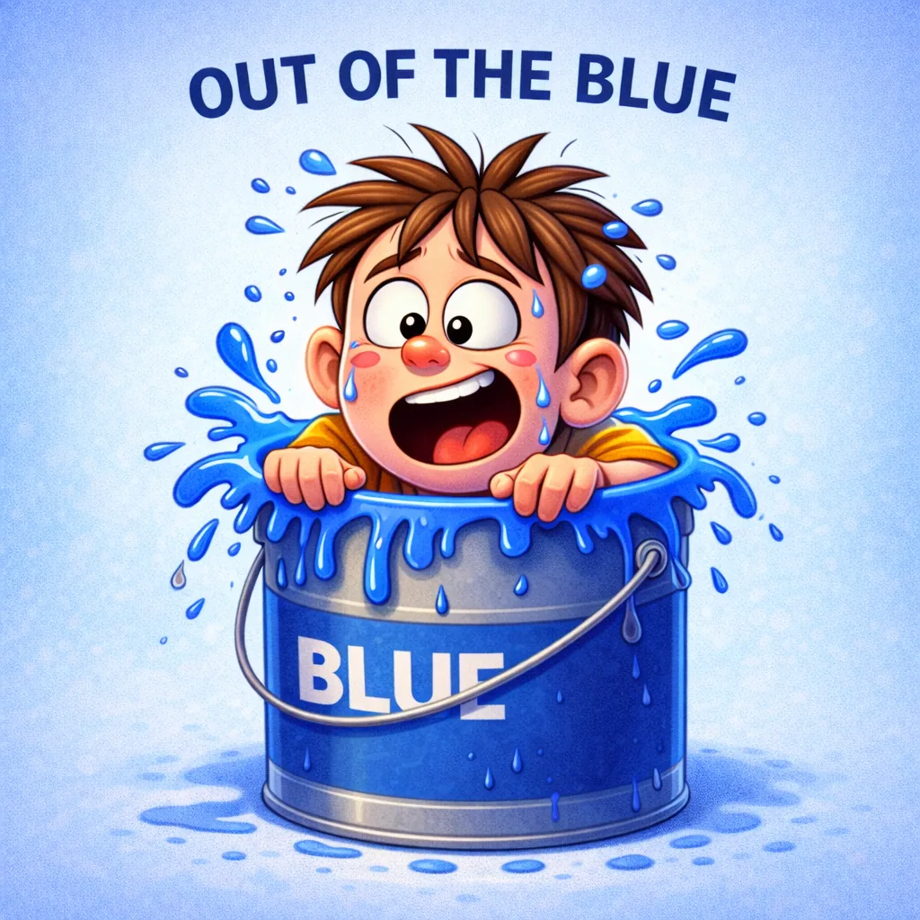 Out of the blue